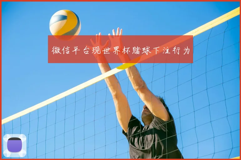 微信平台现世界杯赌球下注行为